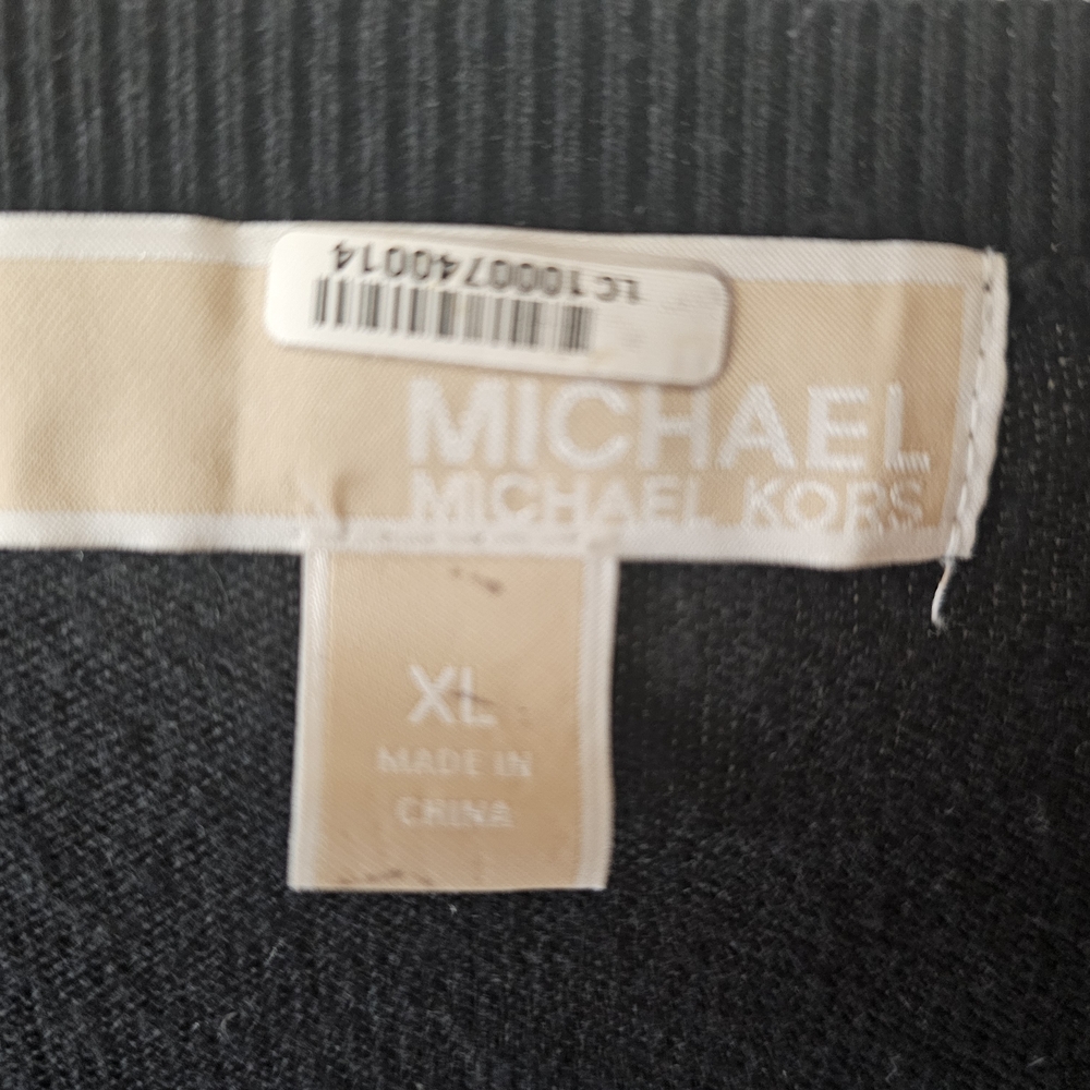 Michael Kors Black Sweater with Gold Accents - Picture 2 of 5